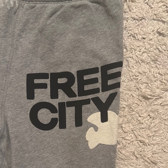 freecity women’s marble Grey Sweatpants - Picture 2 of 4